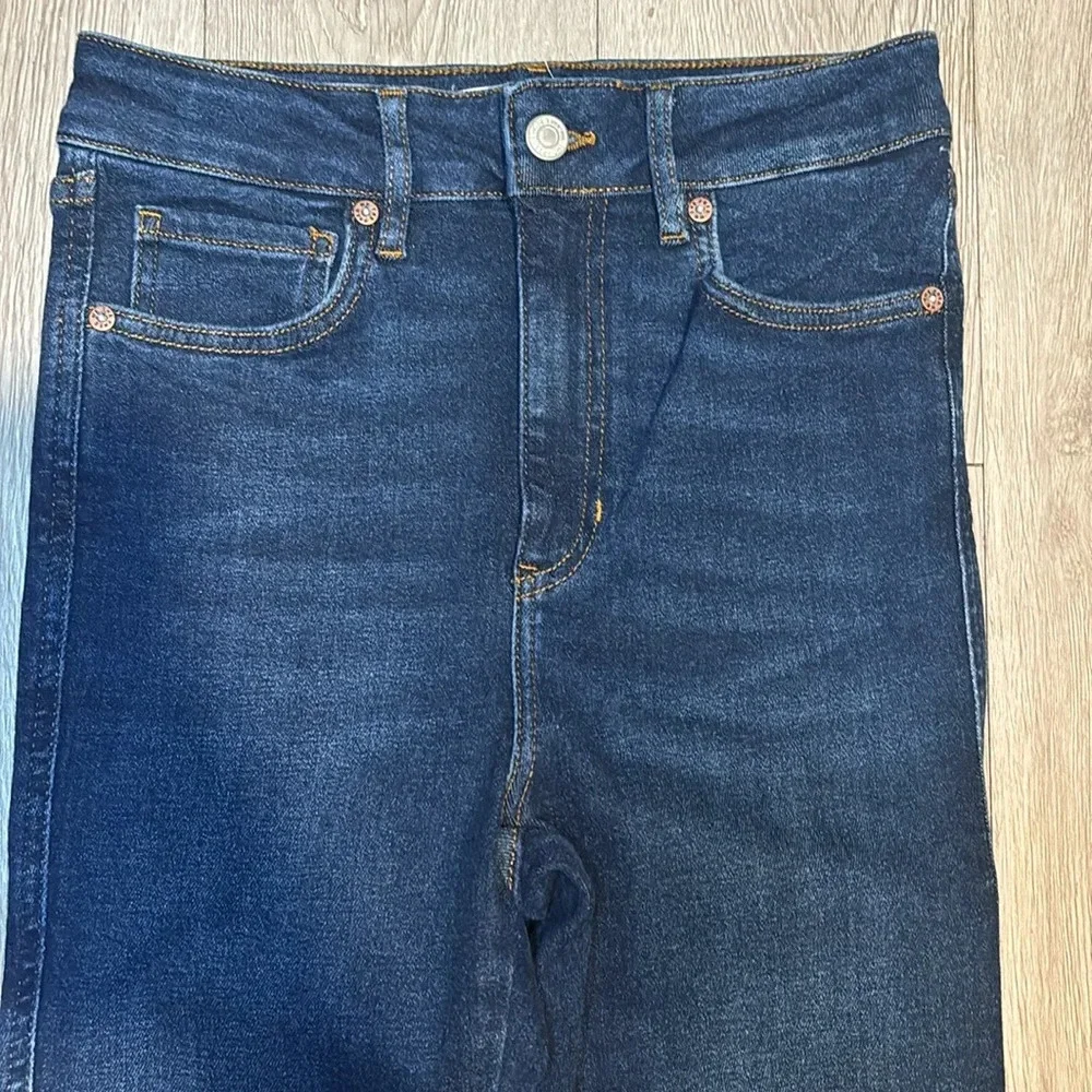 We the free | free people skinny raw hem jeans size 28
